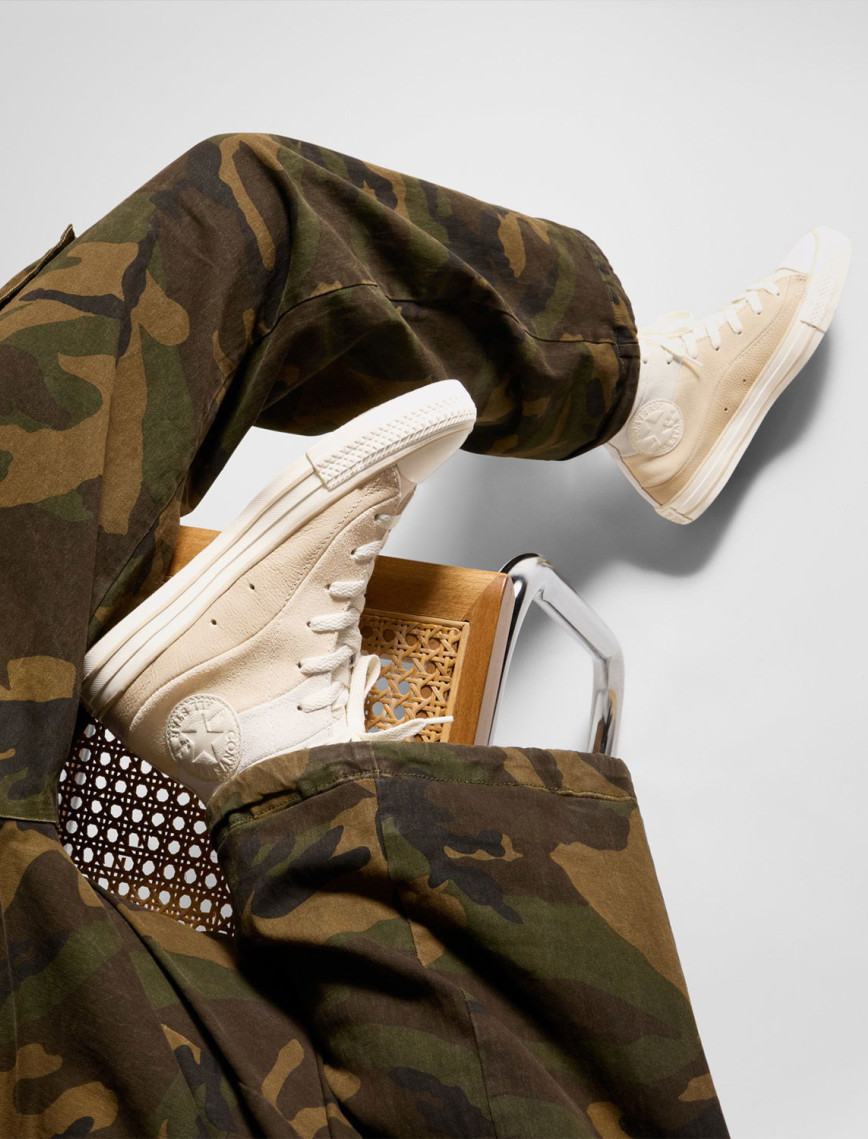 Converse Chuck Taylor All Star Unisex Krem Deri Sneaker Converse Chuck Taylor All Star Unisex Krem Deri Sneaker