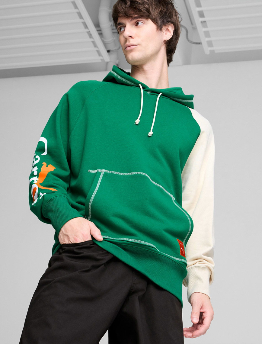 Puma X Carrots Hoodie Unisex Yeşil Hoodie Puma X Carrots Hoodie Unisex Yeşil Hoodie