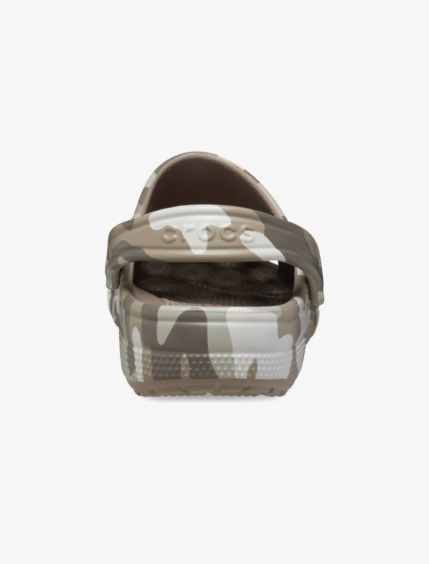 Crocs Classic Printed Camo Erkek Krem Terlik Crocs Classic Printed Camo Erkek Krem Terlik