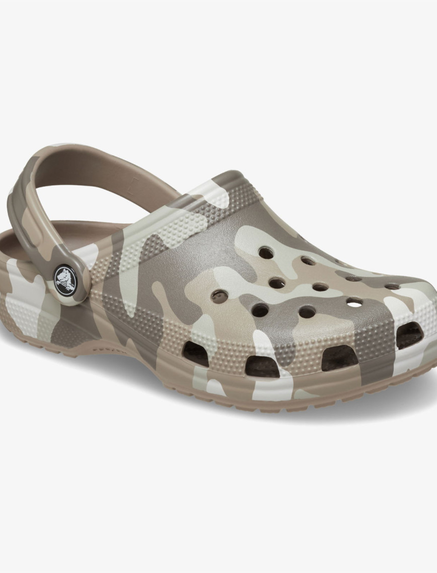 Crocs Classic Printed Camo Erkek Krem Terlik Crocs Classic Printed Camo Erkek Krem Terlik