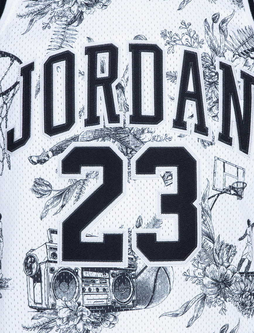 Jordan Jdn Jordan 23 Aop Jersey Çocuk Beyaz/Siyah Kolsuz Atlet Jordan Jdn Jordan 23 Aop Jersey Çocuk Beyaz/Siyah Kolsuz Atlet