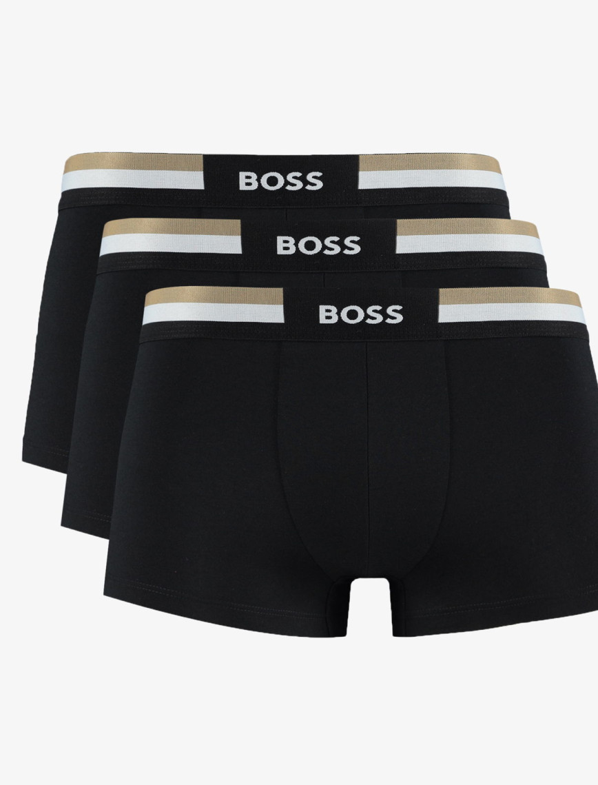 Boss Trunk 3P Motion Erkek Siyah Boxer Boss Trunk 3P Motion Erkek Siyah Boxer