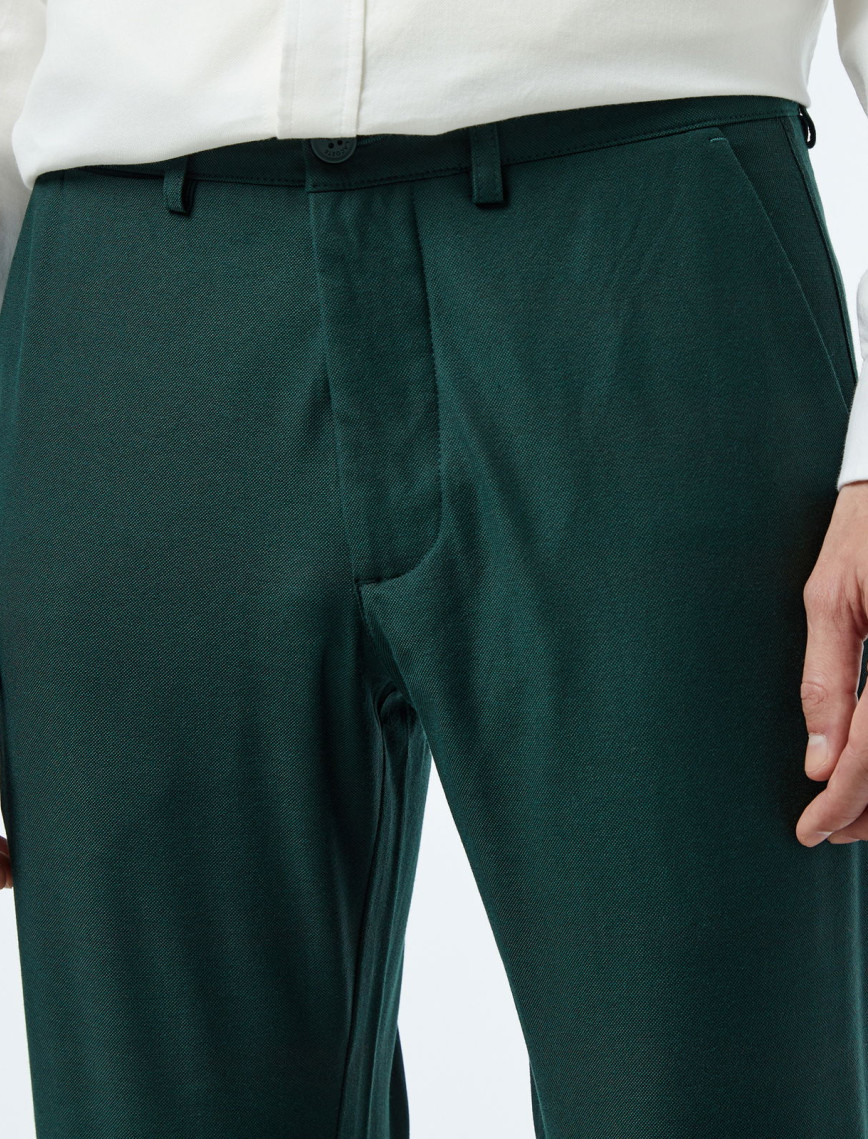 Lacoste Erkek Slim Fit Chino Yeşil Pantolon Lacoste Erkek Slim Fit Chino Yeşil Pantolon