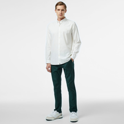 Lacoste Erkek Slim Fit Chino Yeşil Pantolon Lacoste Erkek Slim Fit Chino Yeşil Pantolon
