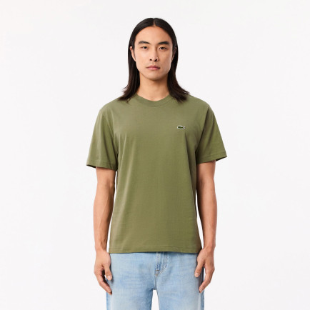 Lacoste Erkek Classic Fit Bisiklet Yaka Haki T-Shirt Lacoste Erkek Classic Fit Bisiklet Yaka Haki T-Shirt