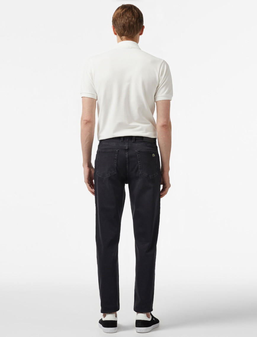 Lacoste Erkek Regular Fit Denim Siyah Pantolon Lacoste Erkek Regular Fit Denim Siyah Pantolon