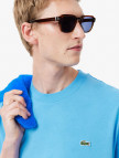 Lacoste Erkek Classic Fit Bisiklet Yaka Mavi T-Shirt Lacoste Erkek Classic Fit Bisiklet Yaka Mavi T-Shirt