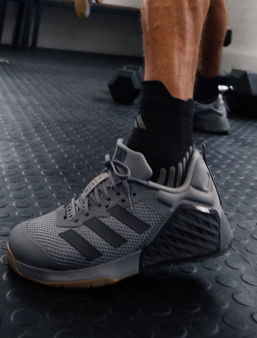 adidas Dropset 3 Unisex Gri Antrenman Ayakkabısı