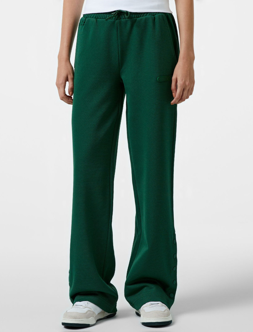 Lacoste Kadın Straight Fit Koyu Yeşil Eşofman Altı Lacoste Kadın Straight Fit Koyu Yeşil Eşofman Altı