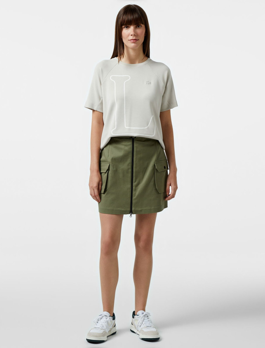 Lacoste Kadın Relaxed Fit Siyah Etek Lacoste Kadın Relaxed Fit Siyah Etek