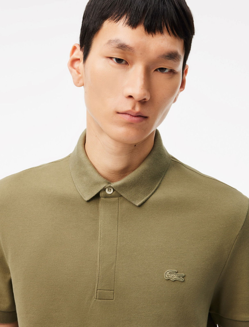 Lacoste Paris Erkek Regular Fit Haki Polo Lacoste Paris Erkek Regular Fit Haki Polo