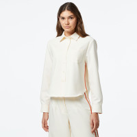 Lacoste Kadın Oversize Fit Gömlek Yaka Bej Gömlek Lacoste Kadın Oversize Fit Gömlek Yaka Bej Gömlek