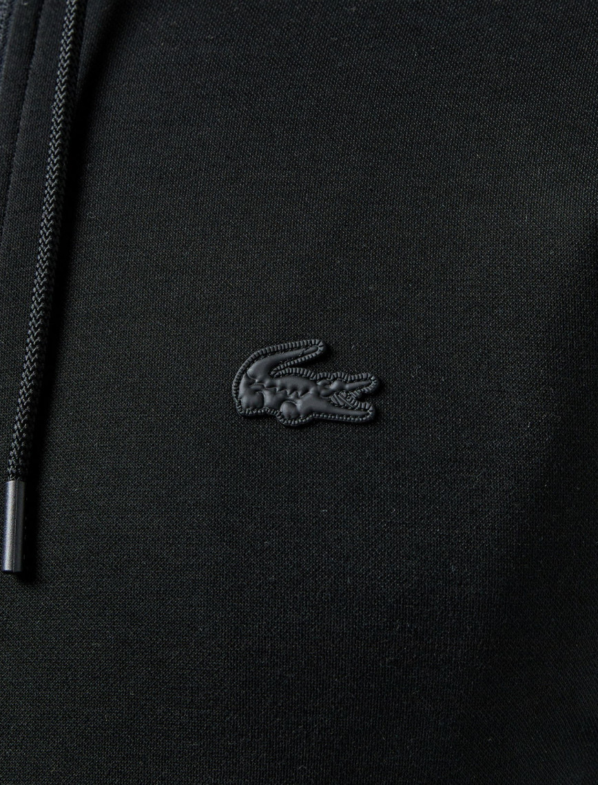 Lacoste Erkek Slim Fit Kapüşonlu Siyah Sweatshirt Lacoste Erkek Slim Fit Kapüşonlu Siyah Sweatshirt