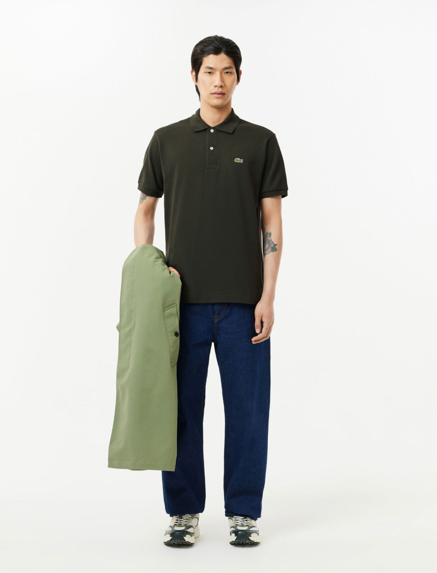 Lacoste L.12.12 Erkek Classic Fit Haki Polo Lacoste L.12.12 Erkek Classic Fit Haki Polo