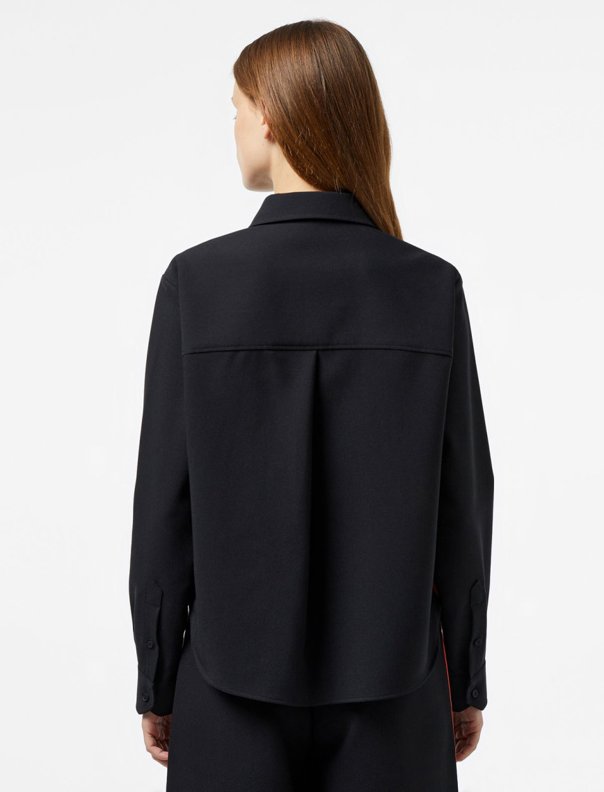 Lacoste Kadın Oversize Fit Gömlek Yaka Siyah Gömlek Lacoste Kadın Oversize Fit Gömlek Yaka Siyah Gömlek