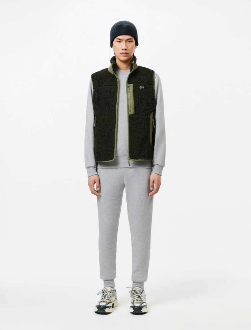 Lacoste Erkek Classic Fit Bisiklet Yaka Gri Sweatshirt