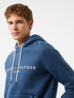 Tommy Hilfiger Tommy Logo Hoody Erkek Mavi Hoodie Tommy Hilfiger Tommy Logo Hoody Erkek Mavi Hoodie