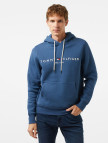 Tommy Hilfiger Tommy Logo Hoody Erkek Mavi Hoodie Tommy Hilfiger Tommy Logo Hoody Erkek Mavi Hoodie