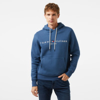 Tommy Hilfiger Tommy Logo Hoody Erkek Mavi Hoodie Tommy Hilfiger Tommy Logo Hoody Erkek Mavi Hoodie