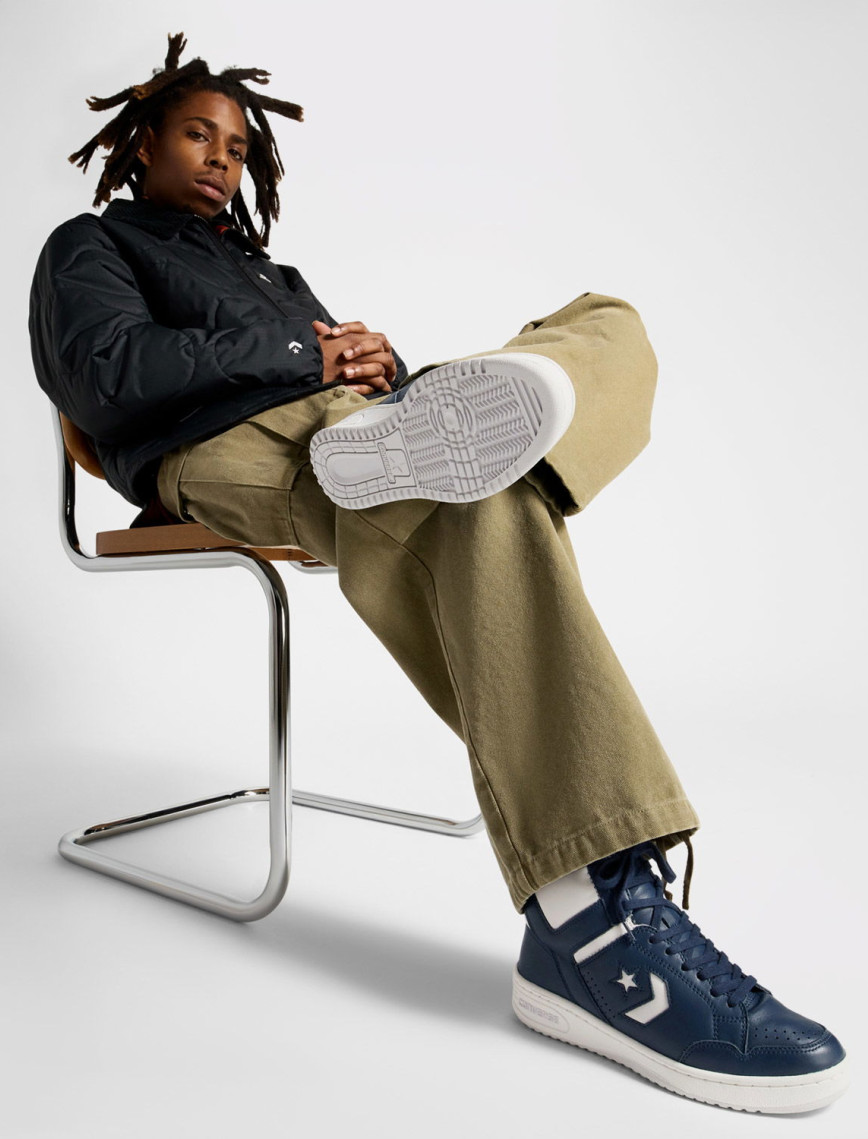 Converse CONS Weapon Unisex Lacivert Deri Sneaker Converse CONS Weapon Unisex Lacivert Deri Sneaker