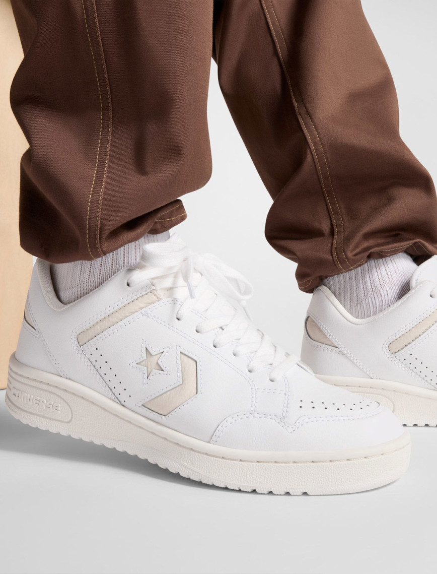 Converse Weapon Unisex Beyaz Deri Sneaker Converse Weapon Unisex Beyaz Deri Sneaker