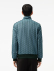 Lacoste Erkek Regular Fit Fermuarlı Monogram Yeşil Sweatshirt