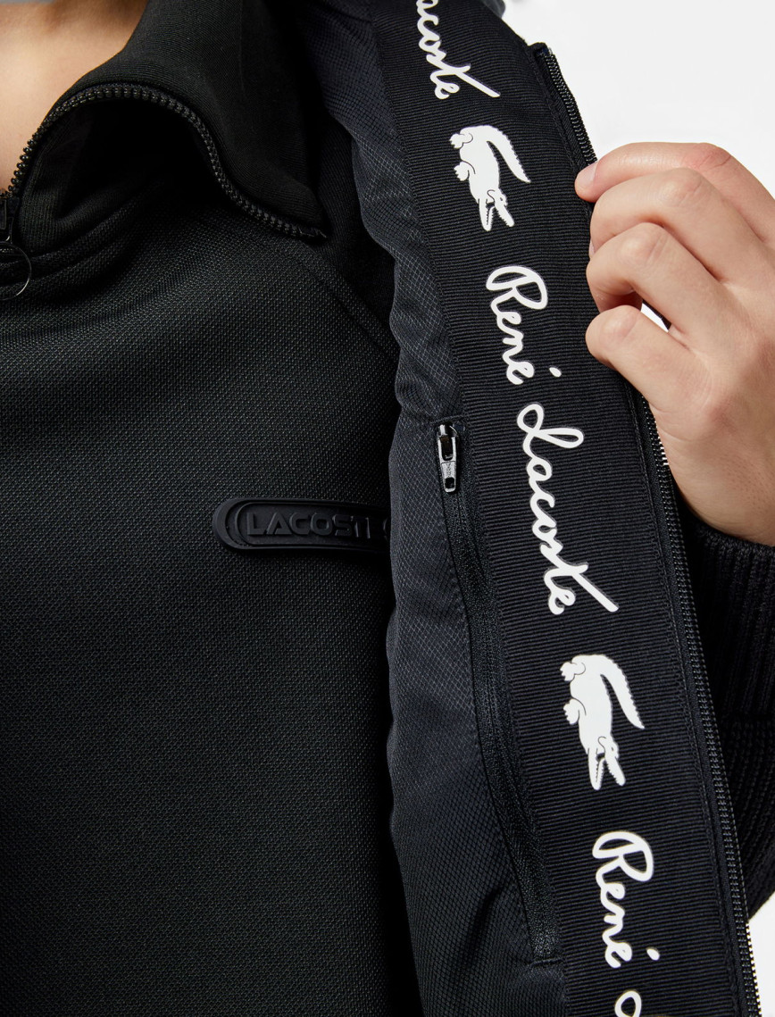 Lacoste Kadın Regular Fit Uzun Kollu Kapüşonlu Siyah Yelek Lacoste Kadın Regular Fit Uzun Kollu Kapüşonlu Siyah Yelek