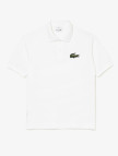 Lacoste Unisex Loose Fit Beyaz Polo Lacoste Unisex Loose Fit Beyaz Polo