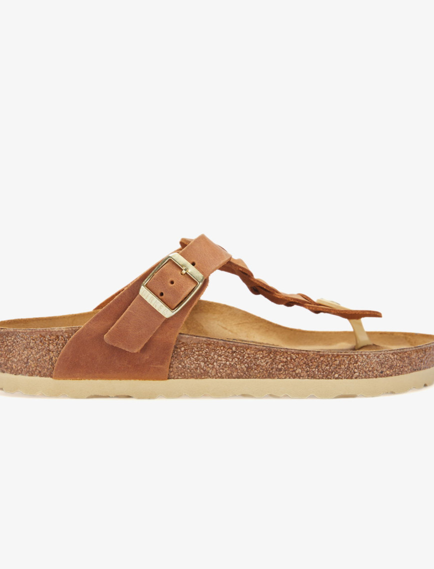 Birkenstock Gizeh Leoi Braided Kadın Kahverengi Terlik Birkenstock Gizeh Leoi Braided Kadın Kahverengi Terlik