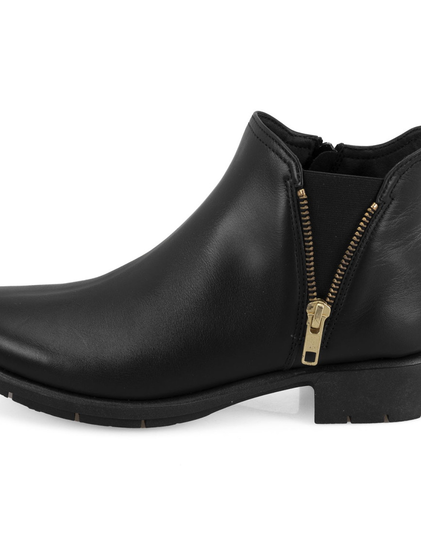 Karlee Siyah Kadın DesaComfort Fermuarlı Deri Bot Karlee Siyah Kadın DesaComfort Fermuarlı Deri Bot