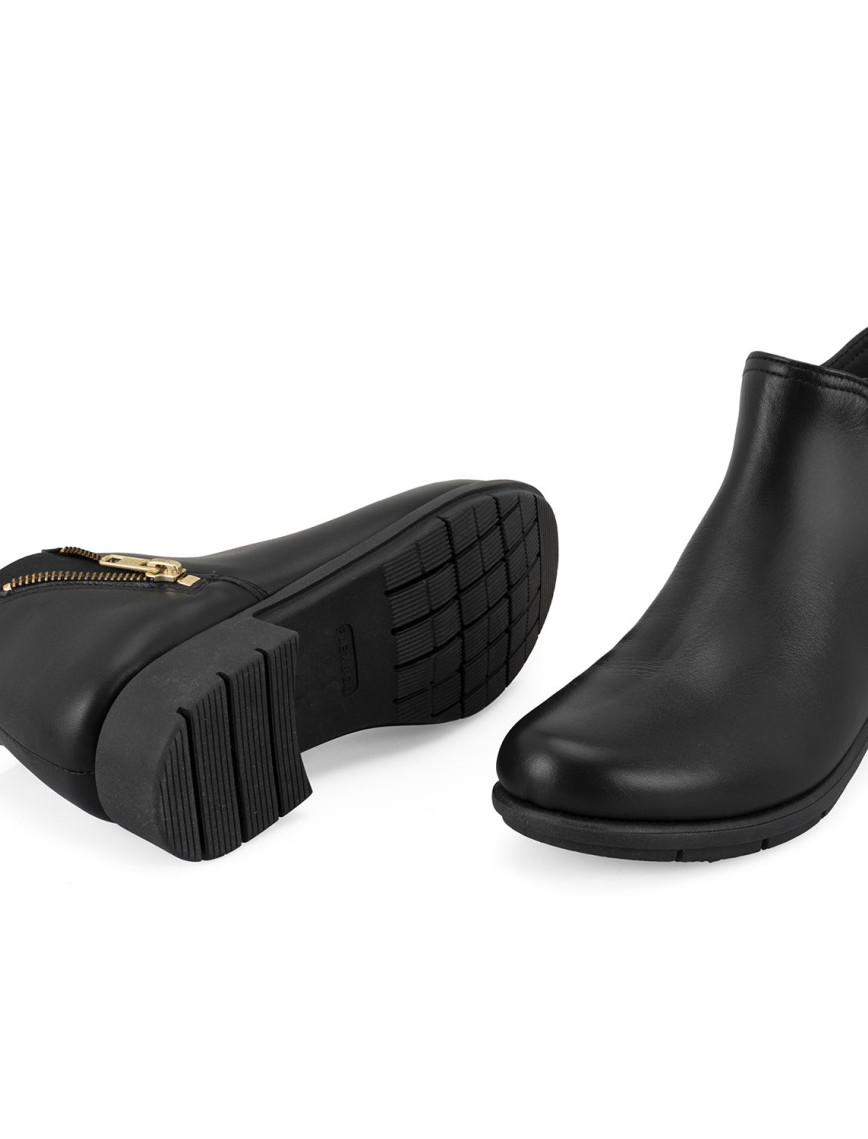 Karlee Siyah Kadın DesaComfort Fermuarlı Deri Bot Karlee Siyah Kadın DesaComfort Fermuarlı Deri Bot