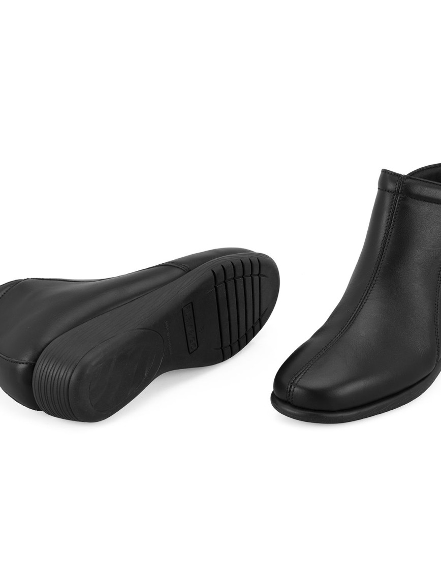 Jalyn Siyah Kadın DesaComfort Fermuarlı Deri Bot Jalyn Siyah Kadın DesaComfort Fermuarlı Deri Bot