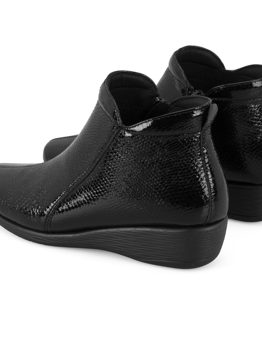 Jailyn Siyah Kadın DesaComfort Fermuarlı Deri Bot Jailyn Siyah Kadın DesaComfort Fermuarlı Deri Bot