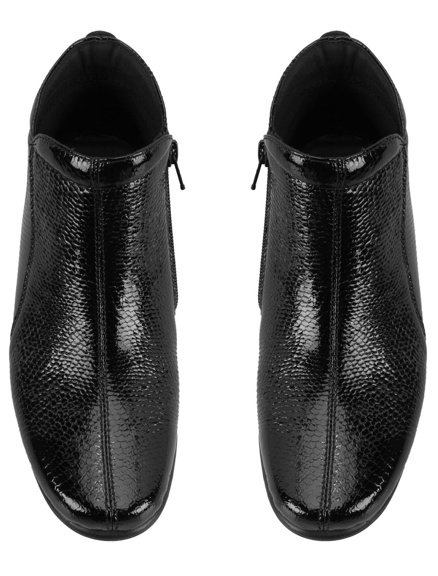 Jailyn Siyah Kadın DesaComfort Fermuarlı Deri Bot Jailyn Siyah Kadın DesaComfort Fermuarlı Deri Bot