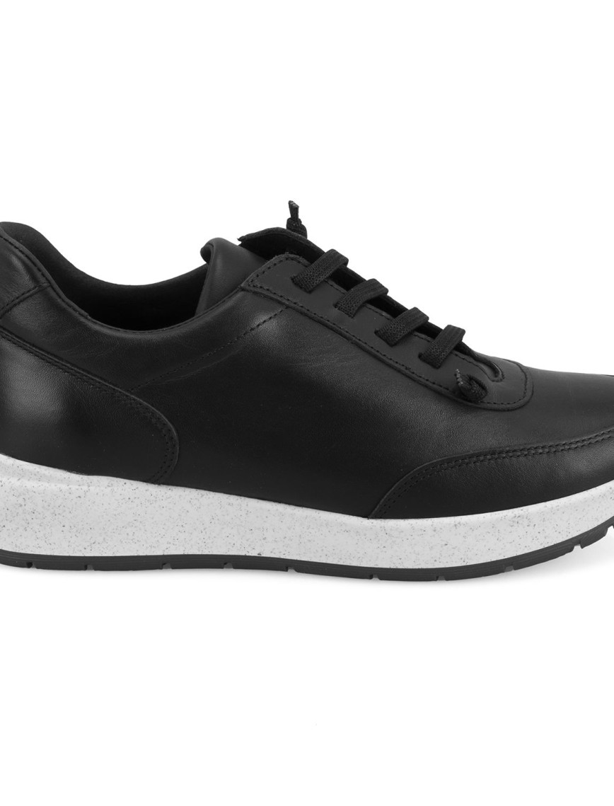 Kadın Siyah DesaComfort Deri Spor Ayakkabı Kadın Siyah DesaComfort Deri Spor Ayakkabı