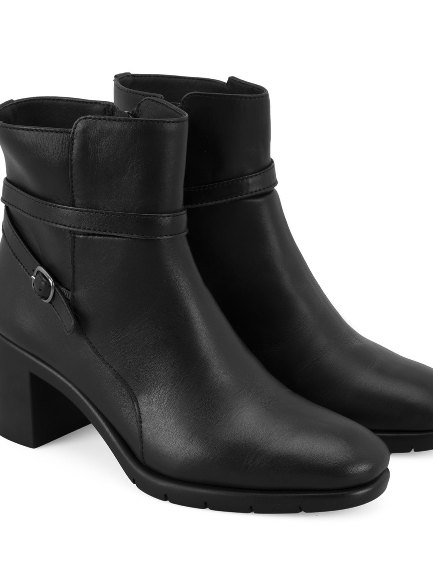 Hallie Siyah Kadın DesaComfort Topuklu Deri Bot Hallie Siyah Kadın DesaComfort Topuklu Deri Bot