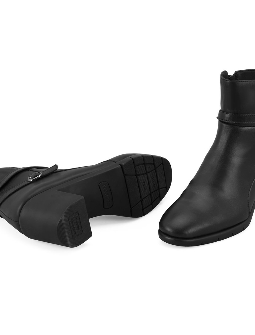 Hallie Siyah Kadın DesaComfort Topuklu Deri Bot Hallie Siyah Kadın DesaComfort Topuklu Deri Bot