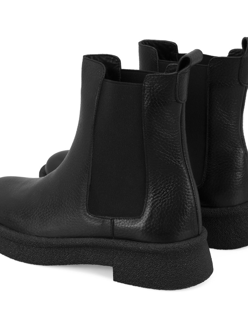 Alexis Siyah Kadın Lastikli Deri Chelsea Bot Alexis Siyah Kadın Lastikli Deri Chelsea Bot