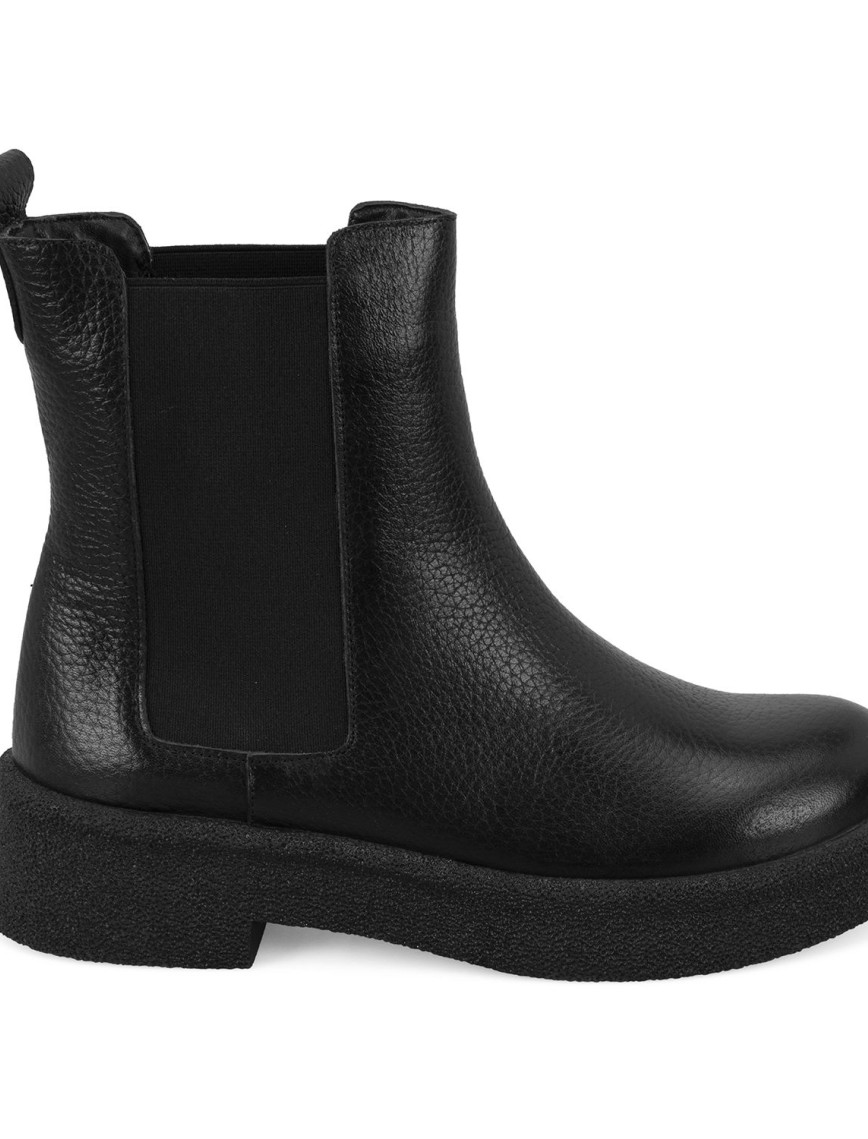 Alexis Siyah Kadın Lastikli Deri Chelsea Bot Alexis Siyah Kadın Lastikli Deri Chelsea Bot