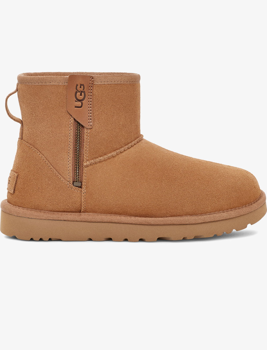UGG Classic Mini Bailey Zip Kadın Siyah Bot