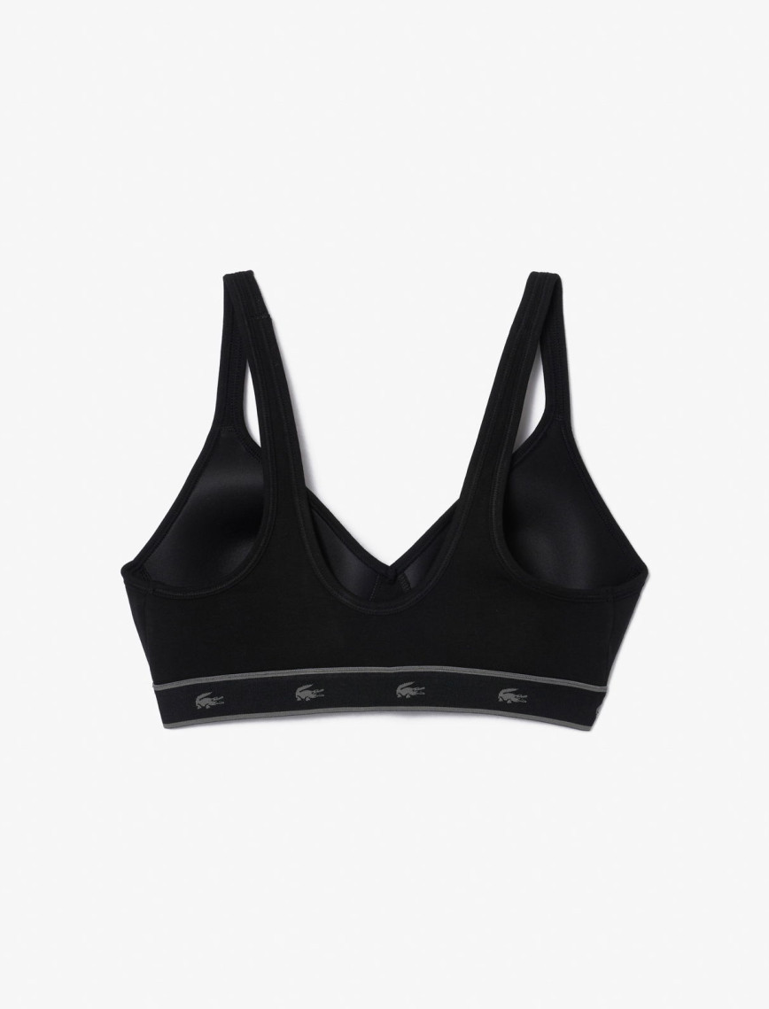 Lacoste Kadın Siyah Bra