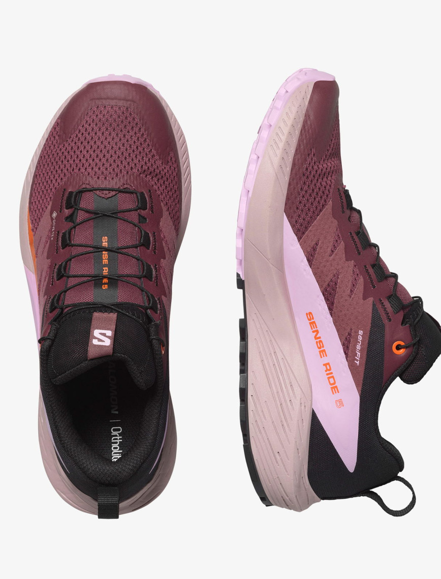 Salomon Sense Ride 5 Gore-Tex Trail Kadın Mor Koşu Ayakkabısı Salomon Sense Ride 5 Gore-Tex Trail Kadın Mor Koşu Ayakkabısı