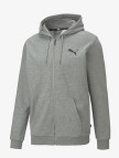 Puma Essentials Small Logo Full-Zip Erkek Gri Günlük Sweatshirt Puma Essentials Small Logo Full-Zip Erkek Gri Günlük Sweatshirt
