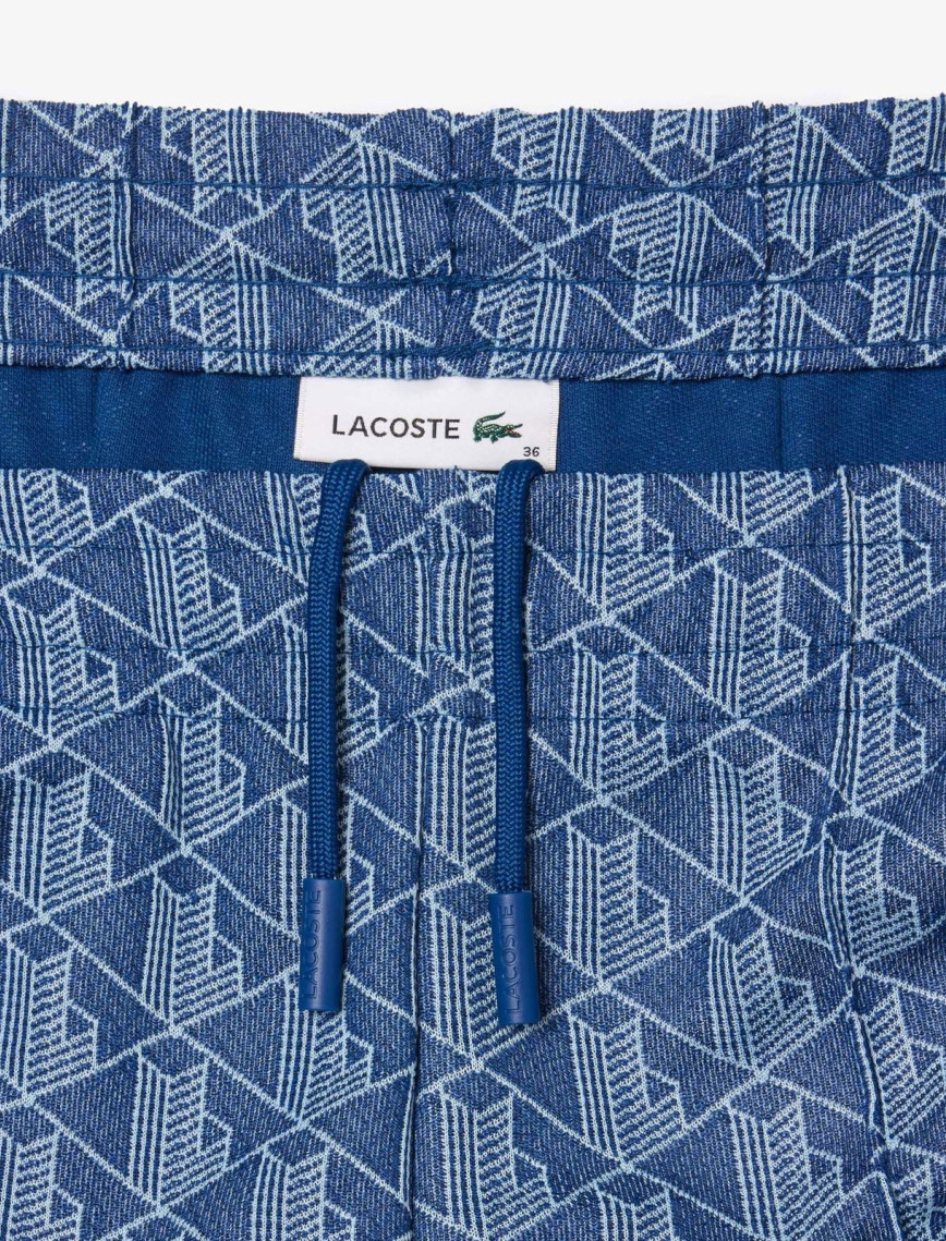Lacoste Kadın Flare Fit Monogram Koyu Mavi Eşofman Altı Lacoste Kadın Flare Fit Monogram Koyu Mavi Eşofman Altı