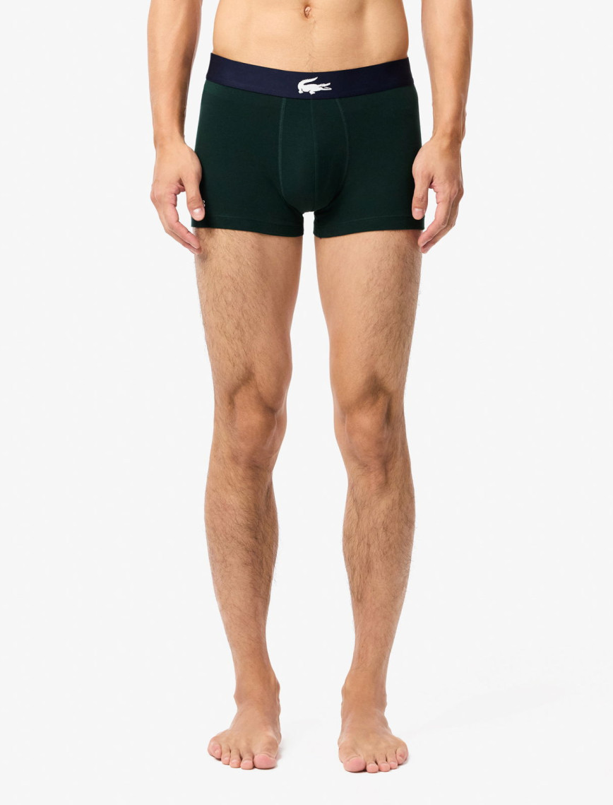 Lacoste Erkek 3'lü Renkli Boxer Lacoste Erkek 3'lü Renkli Boxer