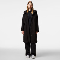 Lacoste Kadın Relaxed Fit Uzun Kollu Kapüşonlu Siyah Yağmurluk Lacoste Kadın Relaxed Fit Uzun Kollu Kapüşonlu Siyah Yağmurluk