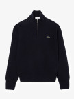Lacoste Erkek Classic Fit Yarım Fermuarlı Yün Lacivert Kazak Lacoste Erkek Classic Fit Yarım Fermuarlı Yün Lacivert Kazak