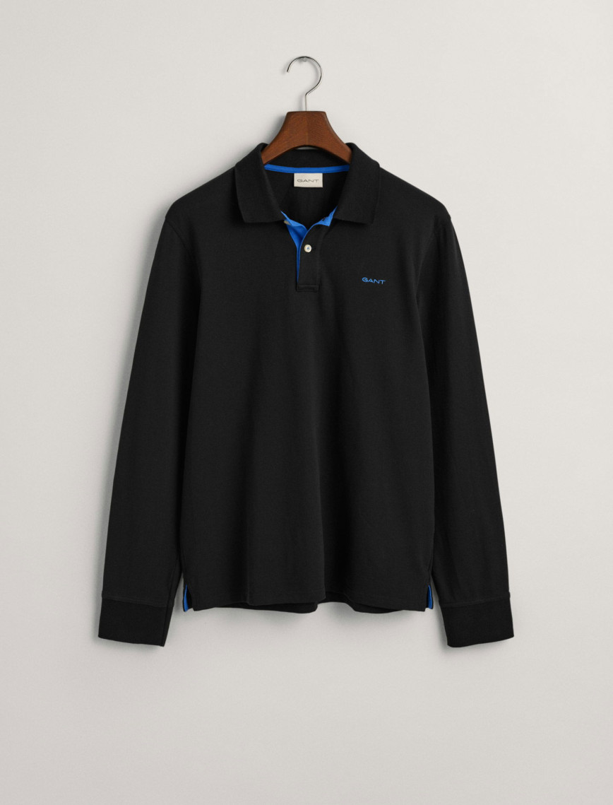 GANT Erkek Siyah Regular Fit Polo GANT Erkek Siyah Regular Fit Polo