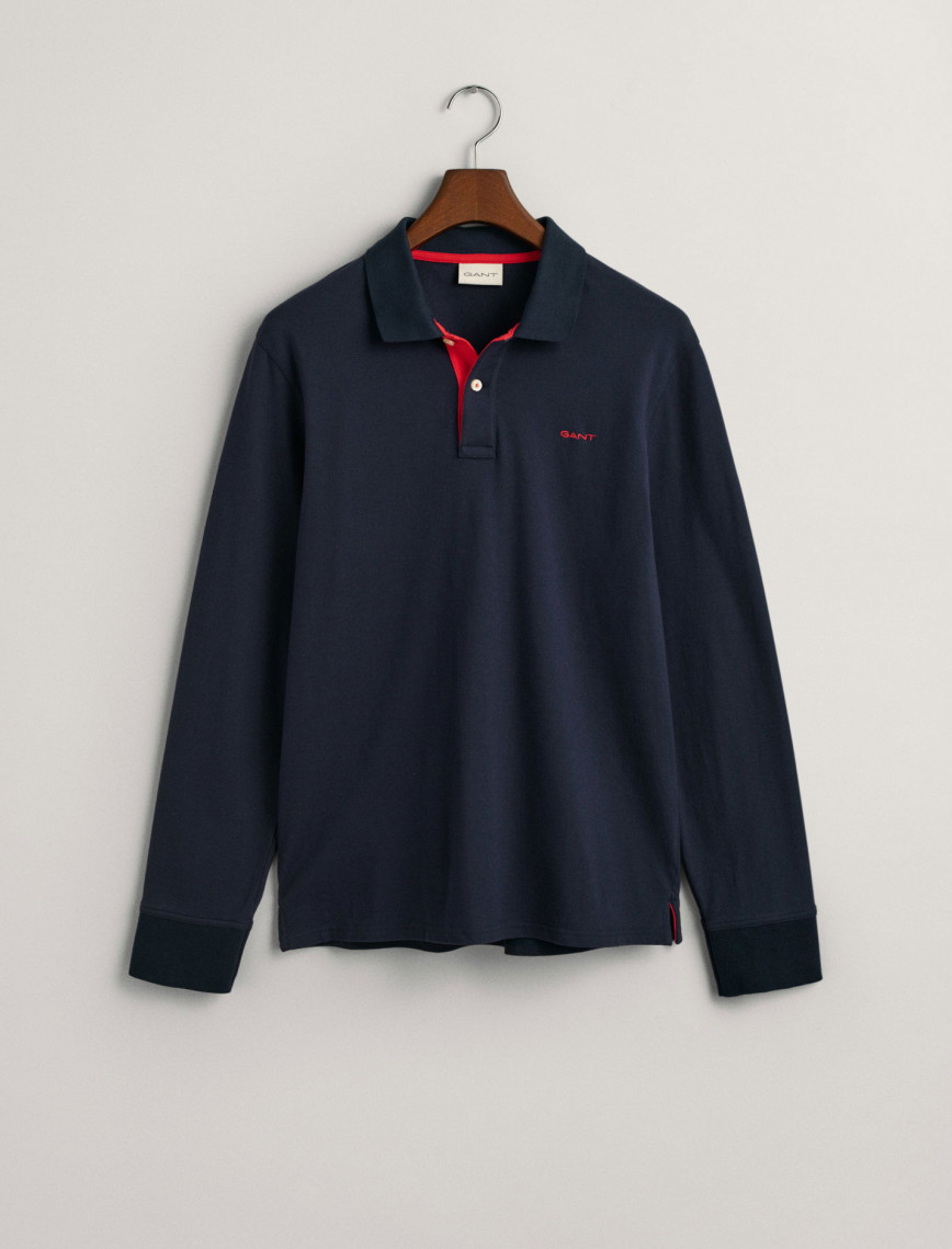 GANT Erkek Lacivert Regular Fit Polo GANT Erkek Lacivert Regular Fit Polo