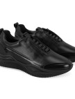 Alisa Siyah Erkek Deri Spor Ayakkabı Alisa Siyah Erkek Deri Spor Ayakkabı